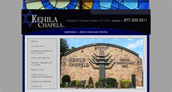 Desktop Screenshot of kehilachapels.com